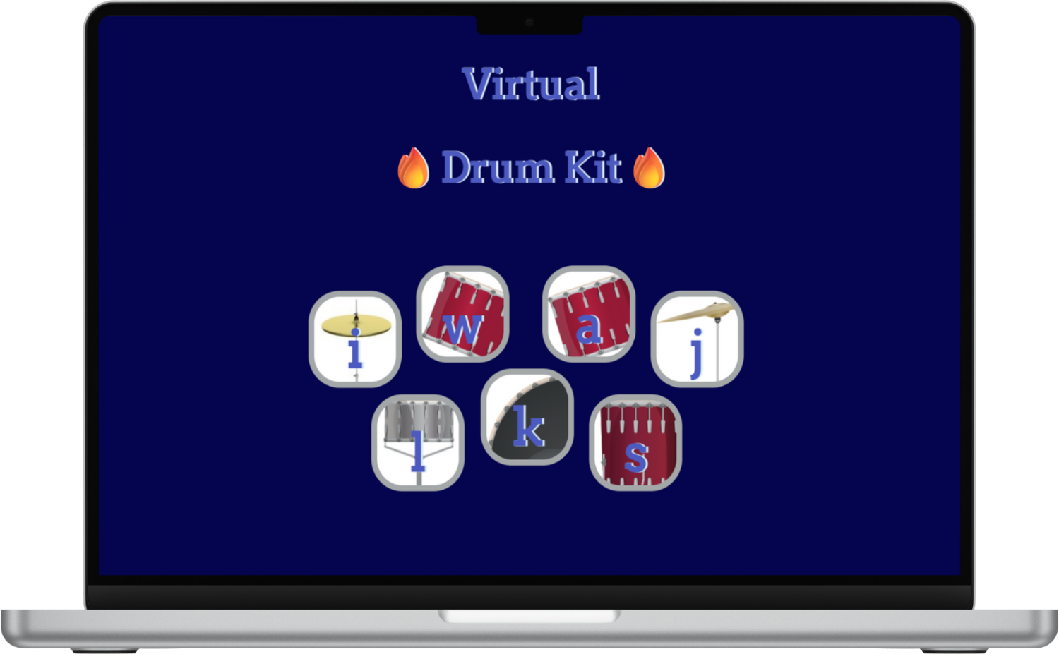 Screenshot of Virtual Drum Kit