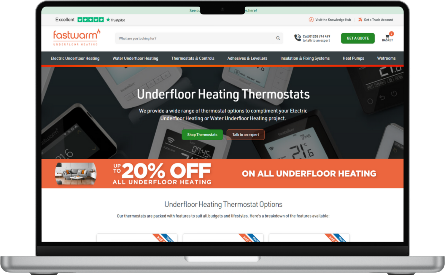 Screenshot of Bespoke Sale Banners