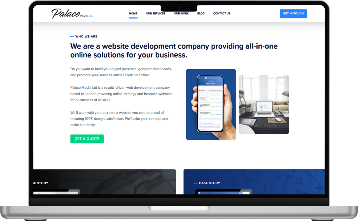 Palace Media LTD project screenshot